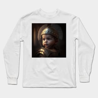 A Cute Gladiator Baby Long Sleeve T-Shirt